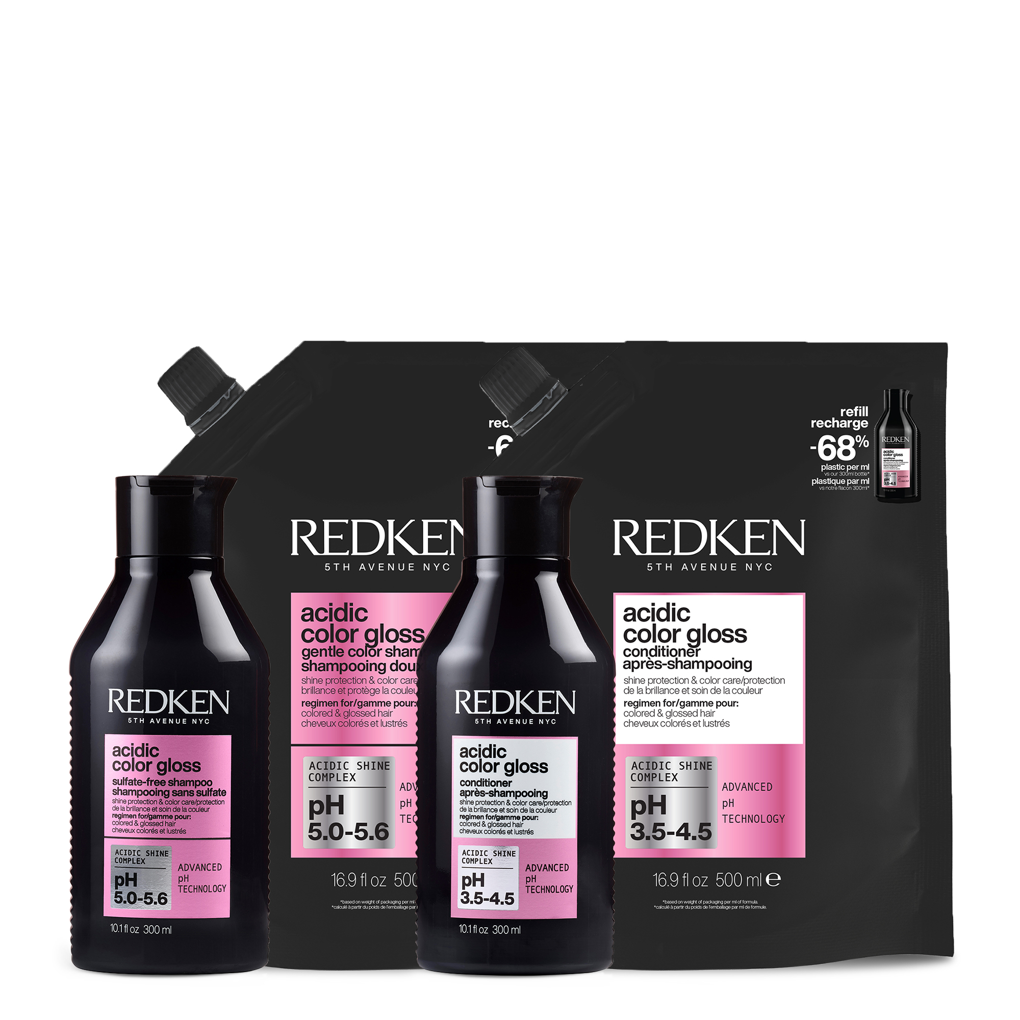 Redken - Acidic Color Gloss Refill Bundle 162$